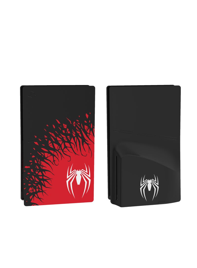 PS5 Slim Disc Drive Edition Silicon Protective Case with Spider-Man Game Theme, Stylish and Upgraded Protection - Image 1