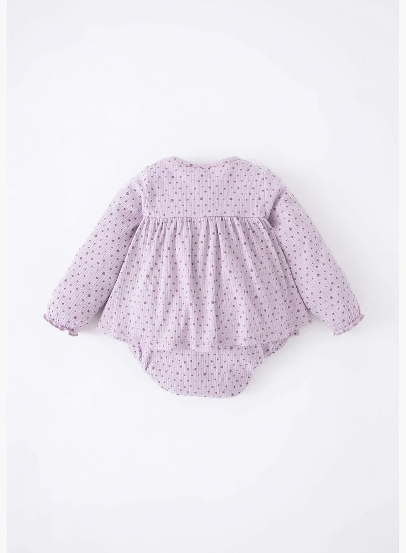 DeFacto BabyGirl Envelope Neck Knitted Overalls