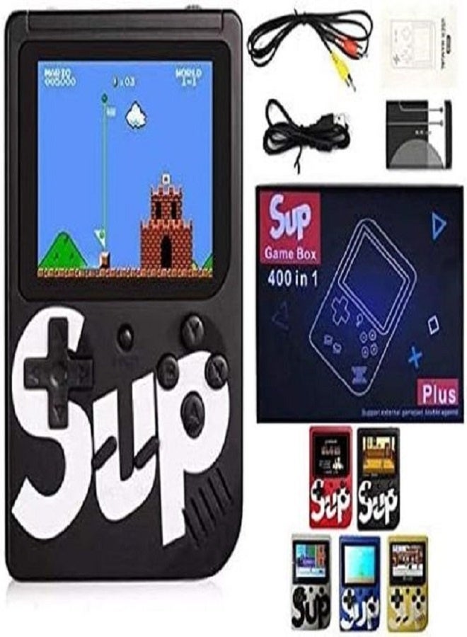 SUP 400-in-1 Retro Game Box – Handheld Console with Remote for 2 Players, Built-in Classic Games Like Contra & Bomber Man, TV Compatible, Gift for Kids & Adults - Image 2