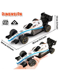 Zest 4 Toyz Zest 4 Toyz Remote Control Car Toy Smoke Spray Function Rc Racing Car 2 Wheel Drive Children Toy High Speed Car Gift For Boys&Girls F1 Fast Toy Car With Light & Flame (Pack Of 1),White  - Image 3