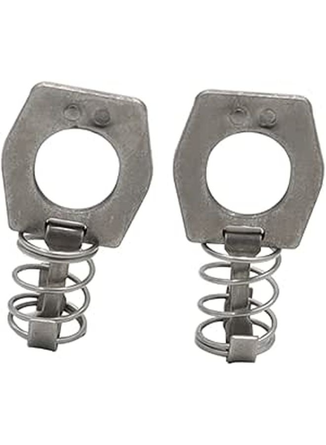 Stainless Steel Camper RV Water Heater Door Latch Lock Replacement 2 Pack Easy Fit - Image 1