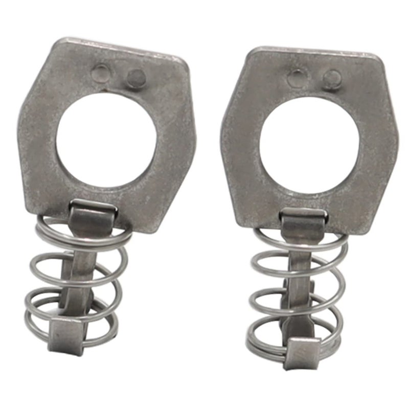Stainless Steel Camper RV Water Heater Door Latch Lock Replacement 2 Pack Easy Fit - Image 2