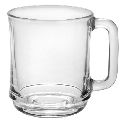 Duralex - Lys Stackable Clear Mug 310 ml (10 7/8 oz) Set Of 6 - Image 1