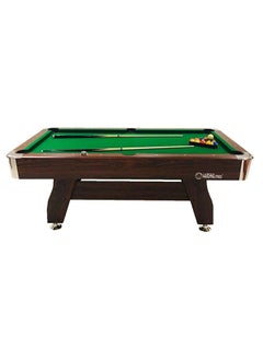 Billiard Pool Table Green With Ball Collection System 8Ft