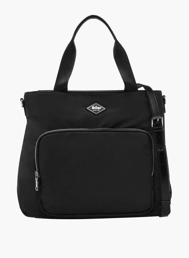 Lee Cooper Solid Tote Bag with Double Handle