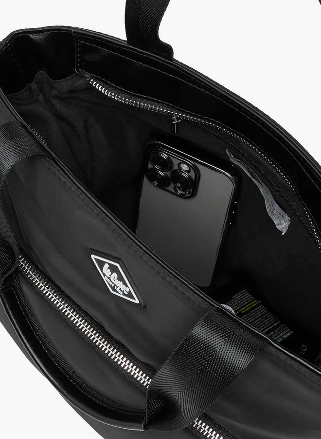 Lee Cooper Solid Tote Bag with Double Handle