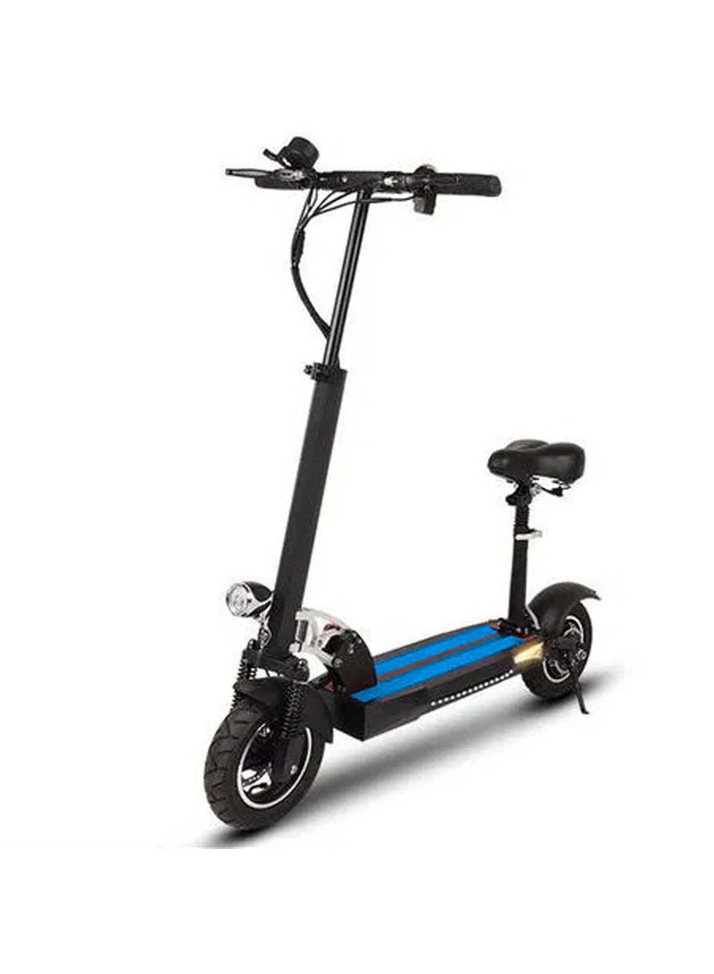 وينر سكاي سكوتر كهربائي قابل للطي، محرك 1000 واط، بطارية 48 فولت، سرعة 40 كم/ساعة، مدى 50 كم، أزرق - Image 1
