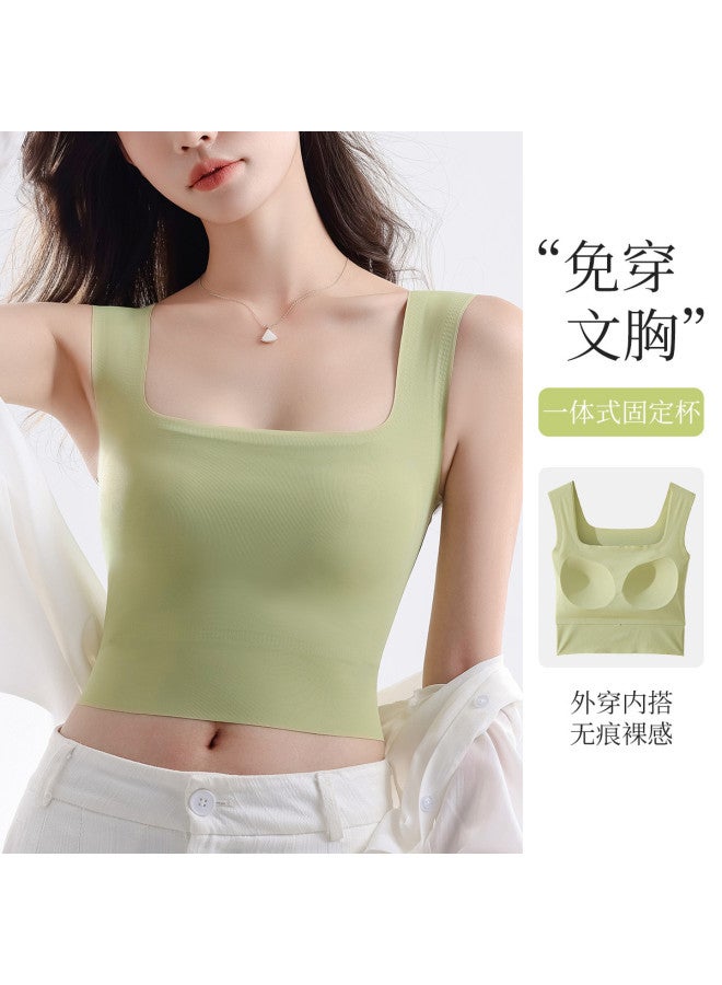 MIIOW Gathered Padded Camisole Top For Women, Layering Or Outer Wear - Image 3