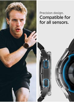 Spigen Ultra Hybrid Screen Protector Case Cover For Samsung Galaxy Watch 5 44mm - Crystal Clear  - Image 5
