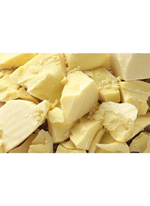 Cocoa (Cacao Butter) Butter, Pure, Raw, Unprocessed. Incredible Quality and Scent. Use for Lotion, Cream, Lip Balm or Body Butter. NON-GMO, Vegan - 1 lb By SaaQin®