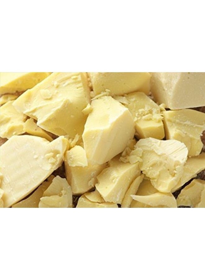 Saaqin - Cocoa (Cacao Butter) Butter, Pure, Raw, Unprocessed. Incredible Quality and Scent. Use for Lotion, Cream, Lip Balm or Body Butter. NON-GMO, Vegan - 1 lb By SaaQin® - Image 1