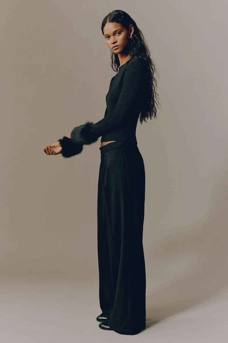 H&M Tailored drawstring trousers