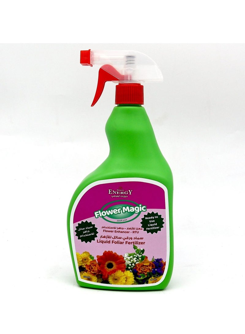 DESERT ENERGY Desert Energy Ready To Use Vegetables Booster Flower Magic and Power Grow 750ml is a Specially Formulated Liquid Fertilizer Designed to Enhance the Growth and Flowering of Vegetables and Ornamental Plants. - Image 4