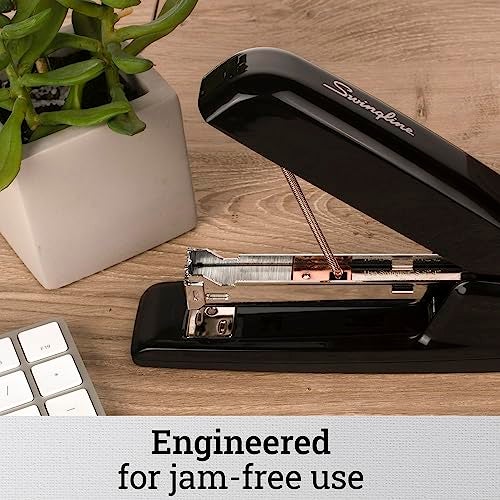 Swingline Stapler, 30 Sheet Capacity, 747 Business Stapler, Jam Free, Anti-Microbial, Metal, Black (74741) - Image 3