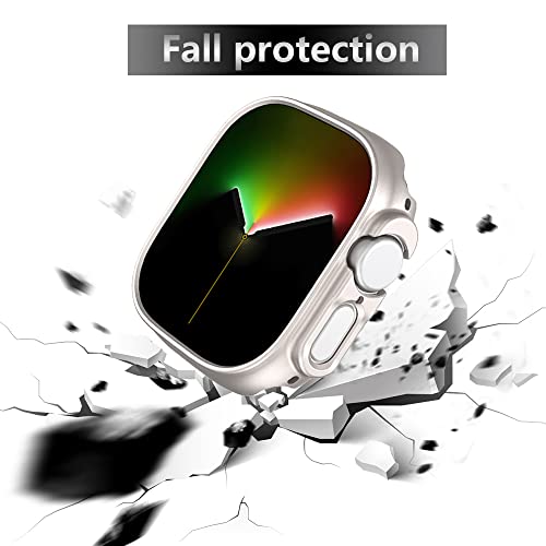 Yrzper Compatible with Apple Watch Ultra 3/2/1 49mm Hard PC Case Cover - Impact Resistant, Shockproof, All-Around Edge Protective Bumper Cover (Star Color) - Image 3