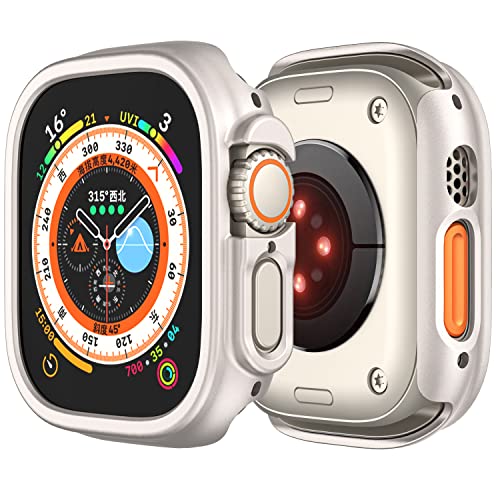 Yrzper Compatible with Apple Watch Ultra 3/2/1 49mm Hard PC Case Cover - Impact Resistant, Shockproof, All-Around Edge Protective Bumper Cover (Star Color) - Image 2