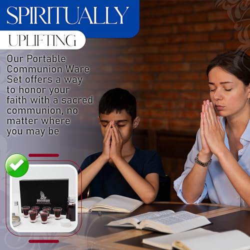 Steadfast Selections Portable Communion Set for Travel, Home, and Wedding - Communion Kits for Home Visits - Image 5