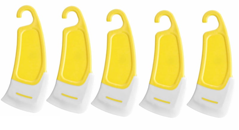 Pack of 5pcs Small Silicone Pan Scraper NonStick Kitchen Scraper NonScratch Kitchen Cleaning Scraper Food Scraper Reusable Dish Washing Spatula Scraper Silicone Dish Cleaning Scraper  - Image 1