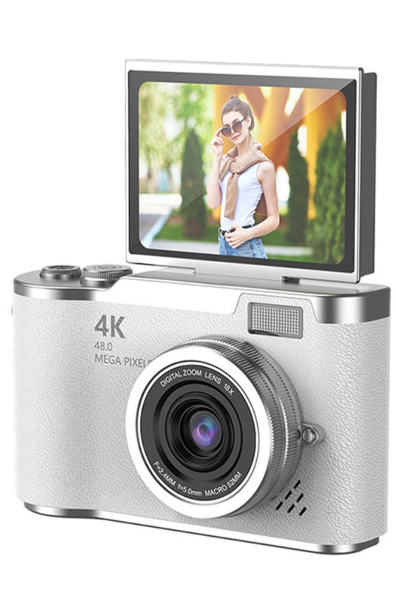 Tradeo Kids Digital Camera 16x Zoom Anti Shake 2.4" 180° Flip Screen Compact Cameras for Photography Toys for Ages 8-13 - Image 1