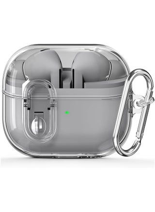 Compatible With Airpods 4 Case With Safety Lock Soft Tpu Transparent Airpods 4Th Generation Case Full Protection Shockproof Cover With Keychain For Airpods 4 Gen 2024 - pzsku/ZE9D3A393DE3657E31B72Z/45/1743946576/88443aaf-03f6-441c-9107-0016aca0ac64