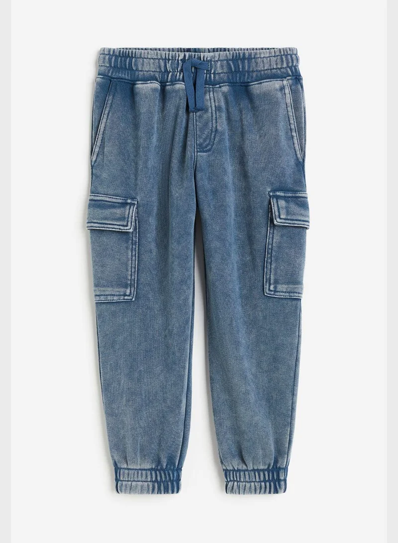 H&M Kids Washed Look Cargo Joggers