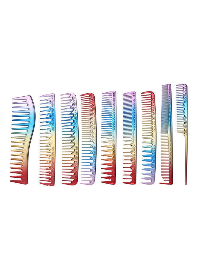 NIBEMINENT 9-Piece Hair Combs Set Multicolour - Image 1