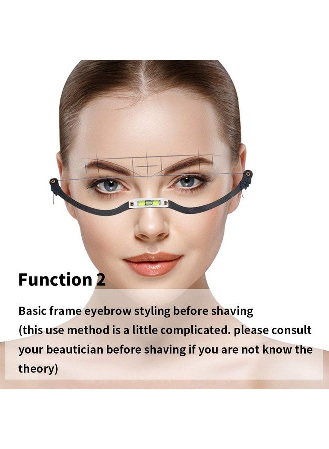 Amariver Eyebrow Shaping Kiteyebrow Shaper Eyebrow Ruler Eyebrow Corrector Professional Level Measure Tool For Eyebrow Drawing Line Kit For Eyebrowreuseable Eyebrow Positioning Tool - Image 5