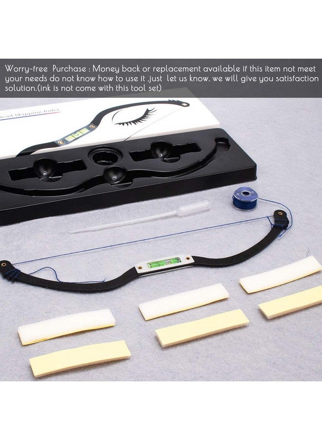 Amariver Eyebrow Shaping Kiteyebrow Shaper Eyebrow Ruler Eyebrow Corrector Professional Level Measure Tool For Eyebrow Drawing Line Kit For Eyebrowreuseable Eyebrow Positioning Tool - Image 3