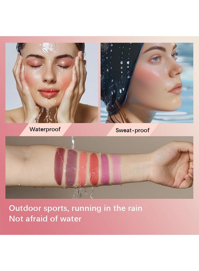 SHEEYOON Cream Blush stick, Natural-Looking Matte Finish Makeup Blush stick, Hydrating Long Lasting Lightweight Blendable Blush for cheeks (#5 Soft Mauve, 1 PC) - Image 5