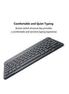 AirTab Rechargeable Wireless Bluetooth Keyboard and Mouse Combo Ultra-Slim Portable Compact Wireless Mouse Keyboard Set for Android Windows Tablet IOS , Projector , Smart Tv  - Image 5