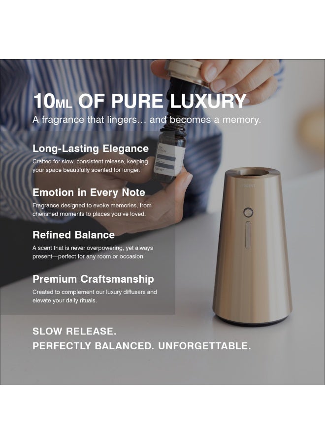 ISCENT | Landmark of Luxury – Fragrance Oil Refill for Ensō Mini Diffuser 10ml | Grapefruit, Vetiver & Cedarwood for Home & Car | Timeless Citrus with Elegant Woods - Image 3