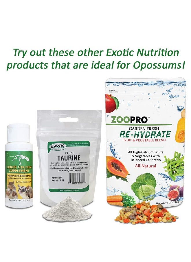 EXOTIC NUTRITION Opossum Complete 4 LB | Nutritional Healthy Pellet Diet | Food for Short-Tailed & Virginia Opossums  - Image 5