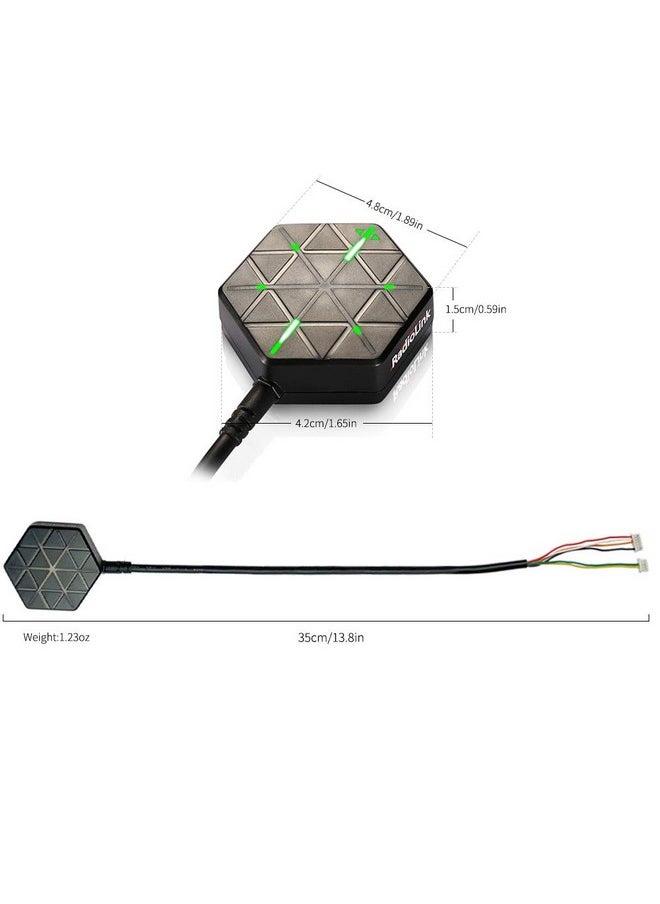 M8N Gps Se100 Module High Positional Accuracy Works With Glonass/Beidou For Apm Pixhawk Flight Controller Diy Fpv Drone Quad And More