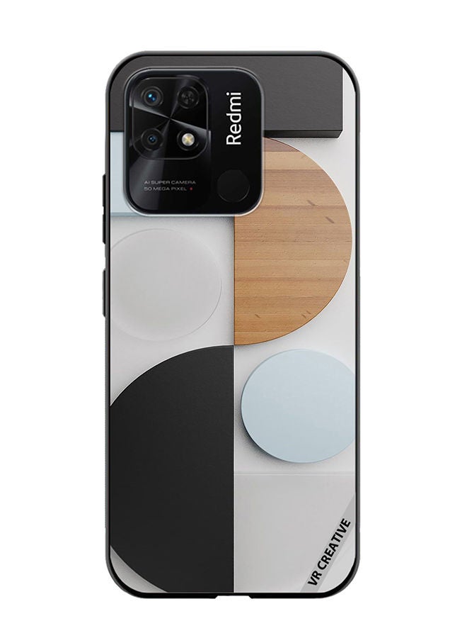 VR CREATIVE Protective Case Cover For Xiaomi Redmi 10C Abstract Design Multicolour - Image 1