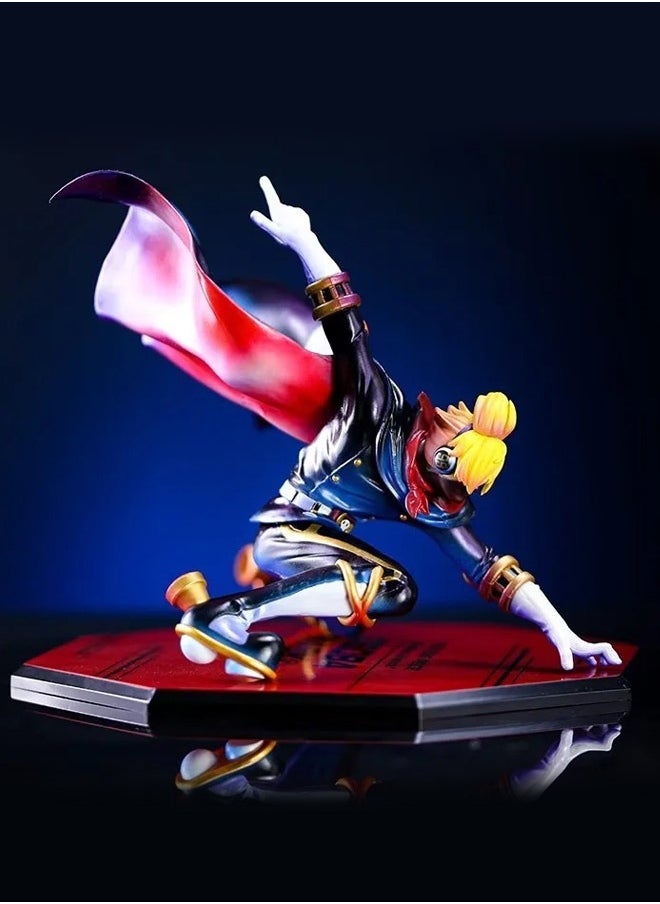 One Piece One Piece Invisible Black Sanji Action Figure Decorative Resin Sculpture Home Decor Statue, Art Figurine Home Ornament Decoration for Office, Living Room, Bedroom, Book Shelf, TV Cabinet, Desktop  - Image 2