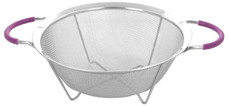 Petals Fruit Basket Colander Strainer Medium 22cmPurple