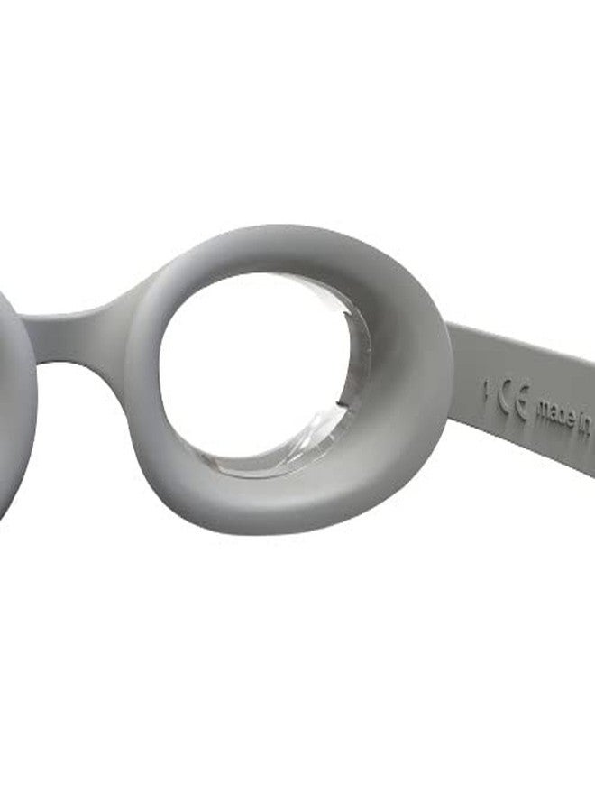 JPORA Swimming Goggles Clear Lenses Grey Adjustable Strap Without Cover - Image 3