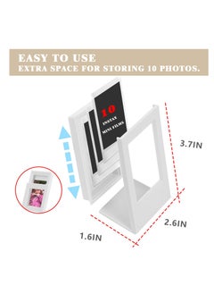 SYOSI Instax Mini Picture Frame, 2x3 Mini Frame for Fujifilm Instax Mini 3-inch Films, PC Polaroid Picture Frame that Storage 10 Photos Desk Photo Display - 4 Pack  - Image 3