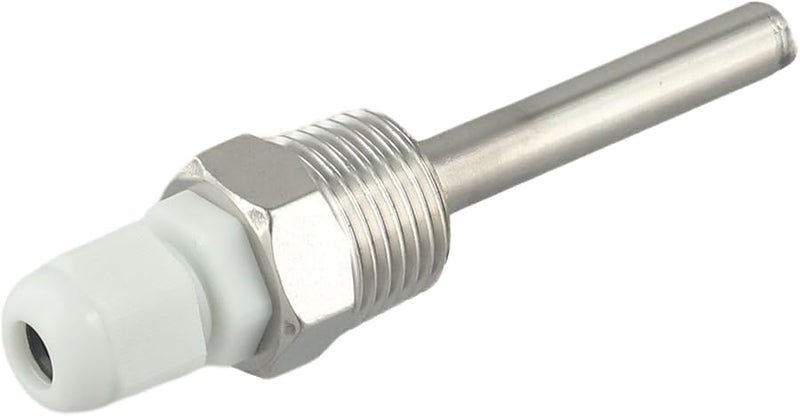 أنبوب حماية مسبار استشعار درجة الحرارة من الفولاذ المقاوم للصدأ 1/2 NPT خيط مقياس الحرارة بطول 50 مم وقطر خارجي 8 مم - Image 1