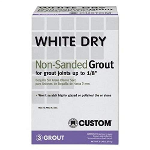 Custom Building Product WDG5 5 lb Non-Sanded White Tile Grout - Image 1