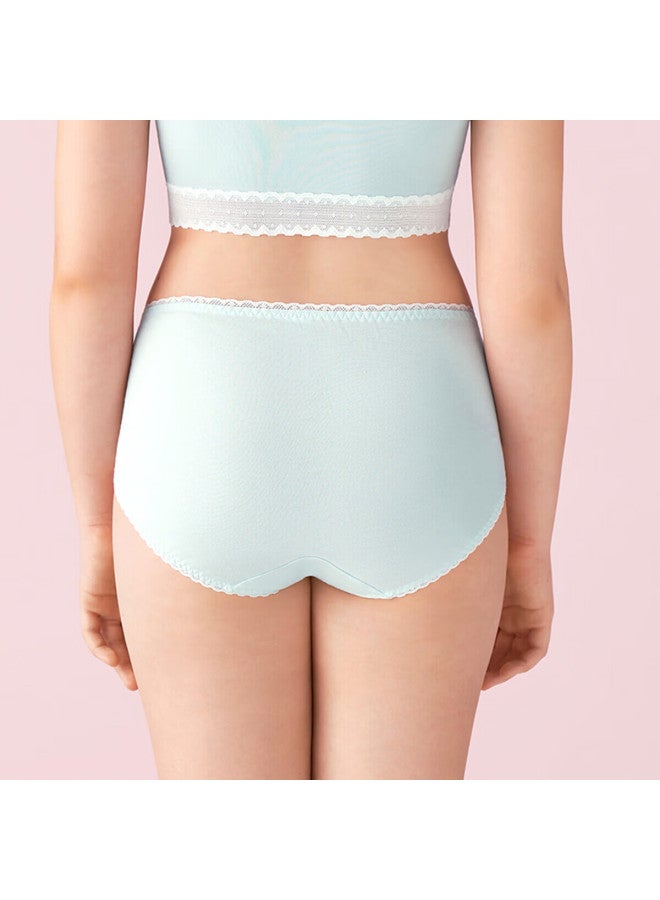 Maniform Mannifen Teen Cotton Women'S Underwear With Bow Mid-Rise Triangle Panties Cute - Image 3