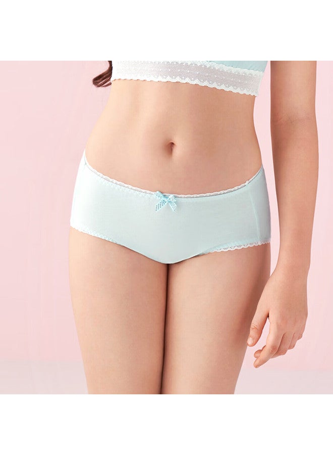 Maniform Mannifen Teen Cotton Women'S Underwear With Bow Mid-Rise Triangle Panties Cute - Image 1