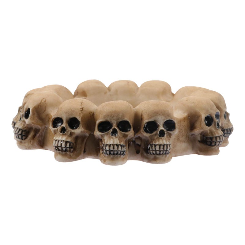 Vintage Skull Ashtray Decor For Indoor Outdoor Use Unique Craftsmanship Ash Holder - Image 2