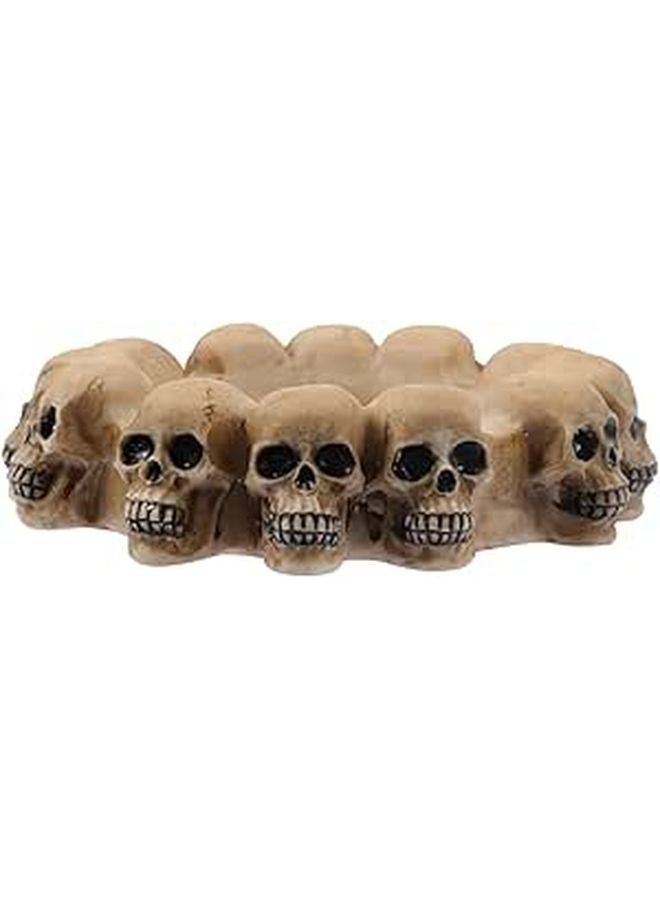 Vintage Skull Ashtray Decor For Indoor Outdoor Use Unique Craftsmanship Ash Holder - Image 1