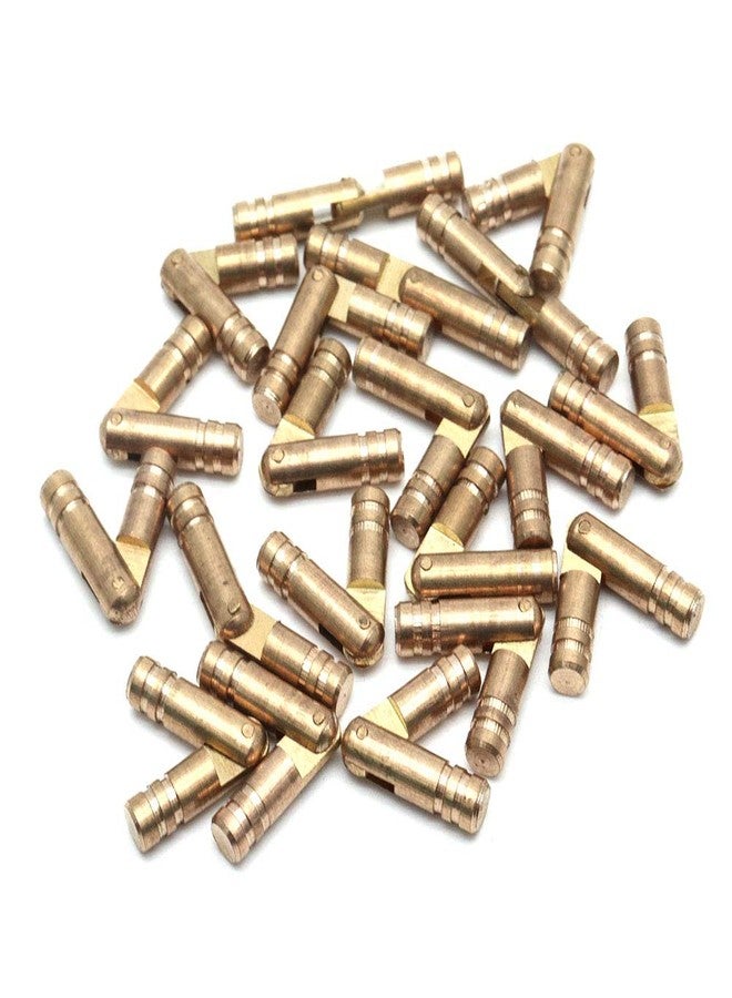 BTMB Brass Hidden Hinge Barrel Hinge DIY Jewelry Box Hand Craft 20pcs （4x25mm） - Image 1