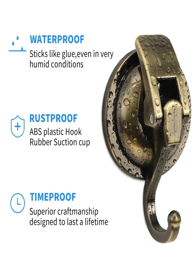 Khdrvok Wreath Hanger, Oil Rubbed-Bronze Plated Polished Hook for Use on Smooth and Solid Surface, ABS Plastic and TPU Rubber, 4 Pack - Image 5