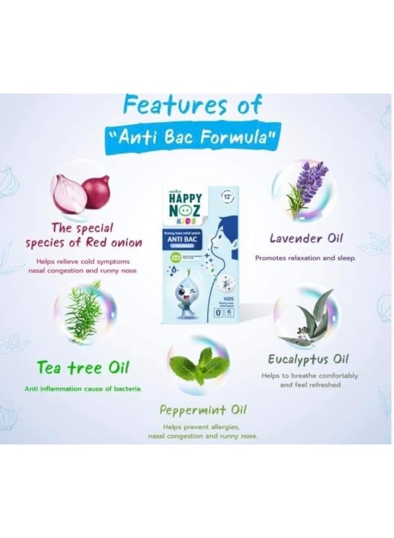 Happy Noz Complete Package Relief Patch Purple, Blue, Green, Yellow & Orange Kids - Image 3