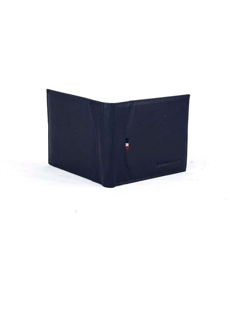 Louisiana Polo - Leather Men's Wallet Navy Blue 1744 - Image 1