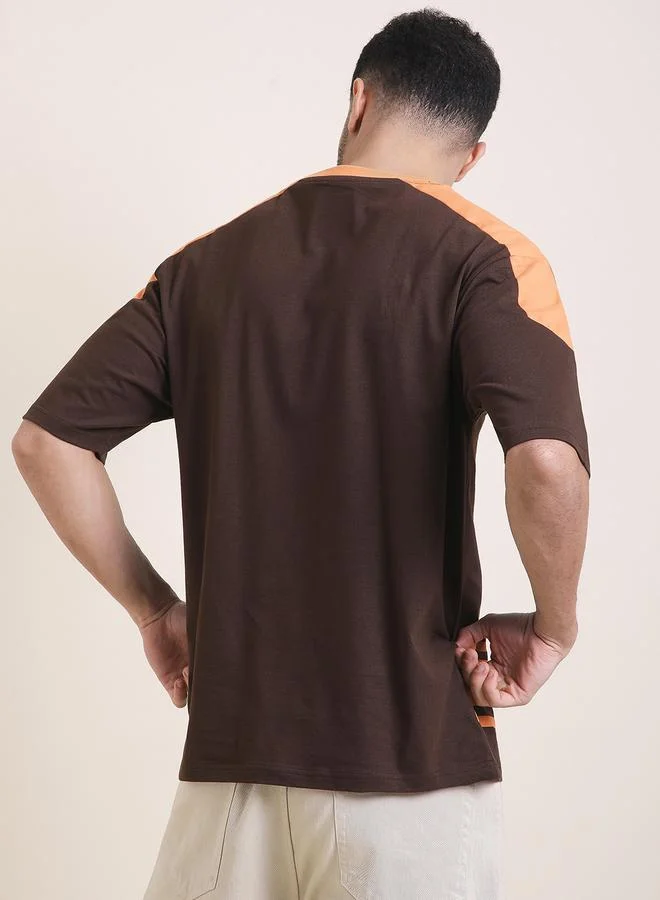 Difference of Opinion Men Oversized Short Sleeve Printed T-Shirt