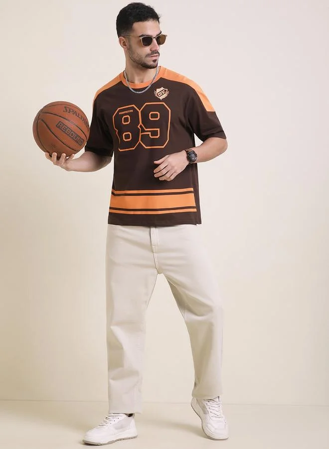 Difference of Opinion Men Oversized Short Sleeve Printed T-Shirt